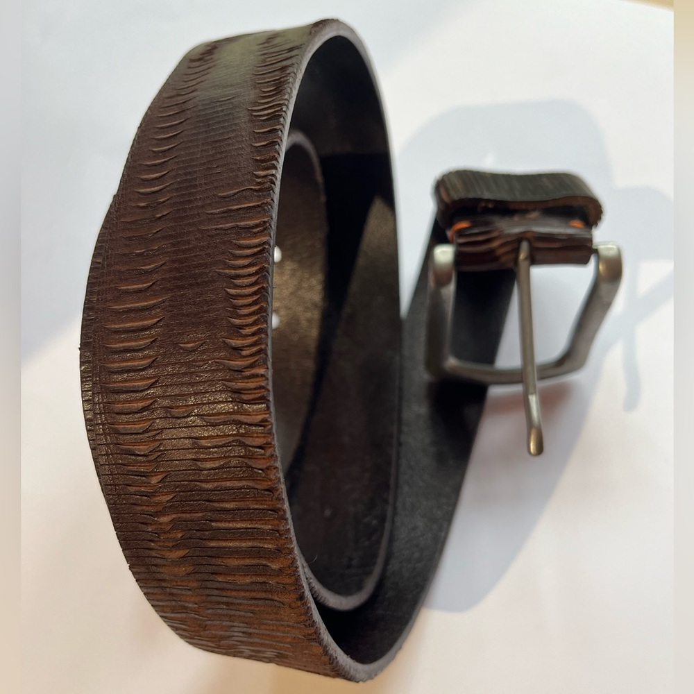 Boss Nahtam Genuine Cow Skin Leather Belt